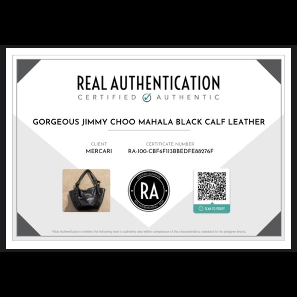 Authentic Jimmy Choo Mahala Black Calf Leather - Picture 2 of 13